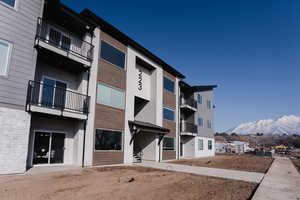 View of property featuring a mountain view