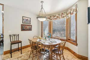 View of dining room