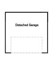 Detached garage