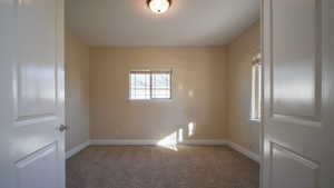 8-foot French doors opening to a formal Living room/Den/ Bedroom.