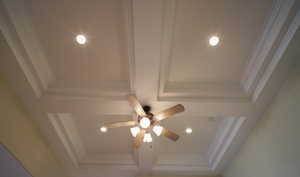 Room details featuring ceiling fan