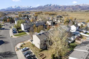 Bird's eye view featuring a mountain view