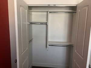 View of closet