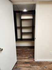 View of closet