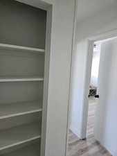 View of closet