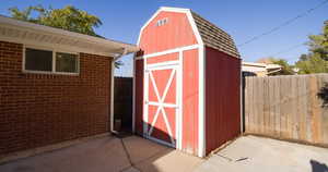 View of outbuilding