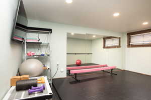 View of exercise room