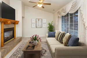 Formal Living Room - staged