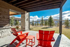 View of patio