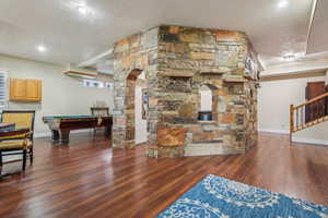 Beautiful stonework with space inside for a game table, kids play area or let your imagination go wild.