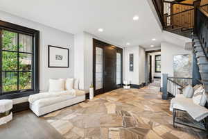 Entryway with a wealth of natural light