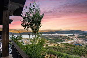 Water view featuring a mountain view