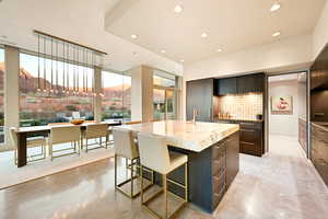 Kitchen and Dining Area