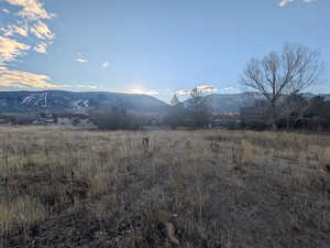 Property view of mountains featuring a rural view