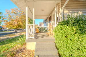 View of patio / terrace featuring covered porch