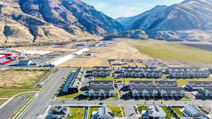 Exterior space featuring a mountain view