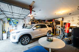 Inside of garage