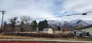 View of road featuring a mountain view