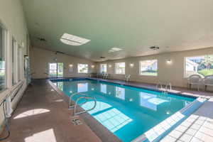 View of community indoor pool