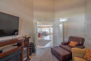 4th Bedroom Used as Den. Vaulted  ceiling