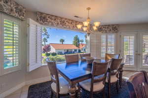 Dining Room w/Plantation Shutters