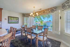 Dining Room w/View of Pond