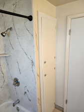 Bathroom featuring  shower combination