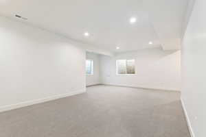 Basement family room