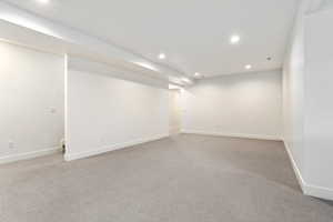 Basement family room