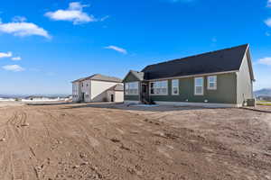 Rear view of property