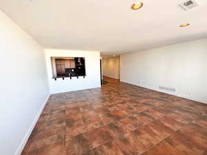 View of unfurnished living room