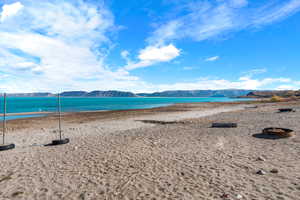 Sandy beach right out your front door