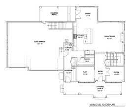 Main Level Floor Plan