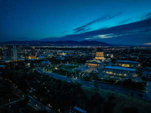 Nearby Drone shot featuring Utah State Capital