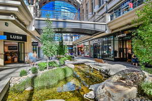 Nearby shopping at City Creek