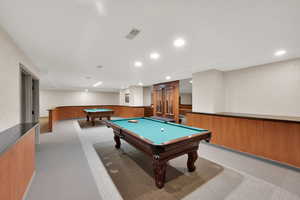 Billiards Room that includes two billiard tables