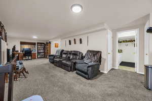 Large family room downstairs