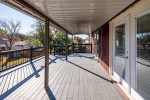 View of Trex deck