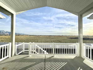 Balcony with a mountain view and a rural view