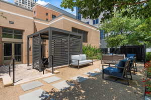 Exterior space featuring outdoor lounge area