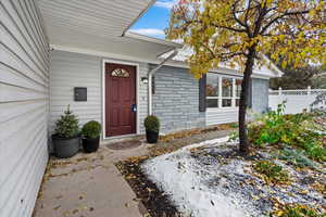 View of property entrance