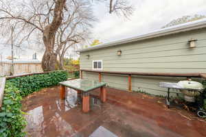 View of patio