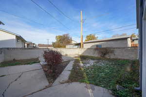 View of yard featuring a patio