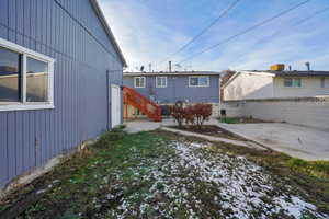 View of yard with a patio