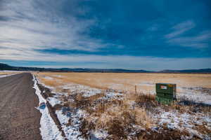 Exterior space with a mountain view and a rural view