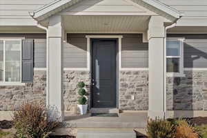 View of entrance to property