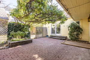 Shaded inner courtyard