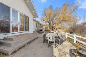 View of patio