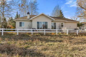 View of rear view of house