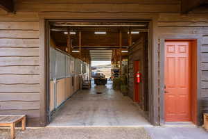 View of stable